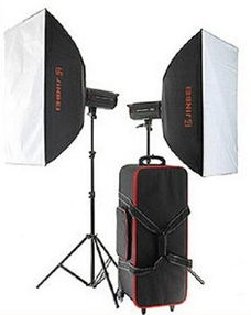 金貝攝影燈ecdv 400w閃光燈雙燈套裝 服裝人像靜物產品兒童拍攝